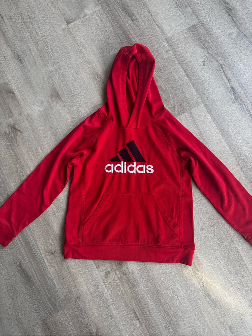 Adidas Red Hoodie Boys 10/12